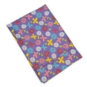 Floral Print Purple Pillowcase - Vibrant Floral Bedding